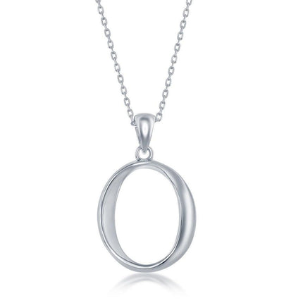 Sterling Silver O Pendant ,