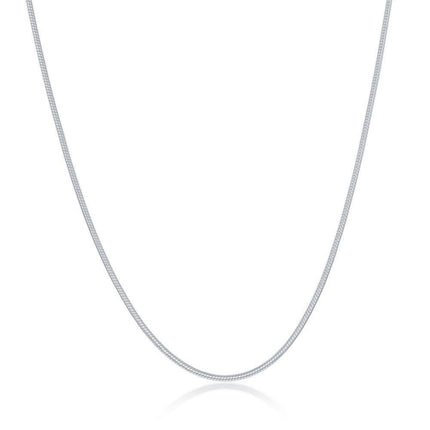 Sterling Silver Snake Chain, 30" ,