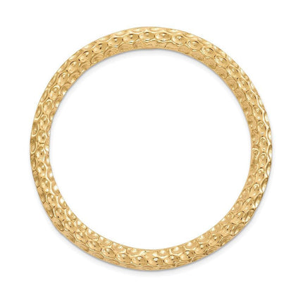 Sterling Silver Stackable Expressions Gold-tone Large Chain Slide ,