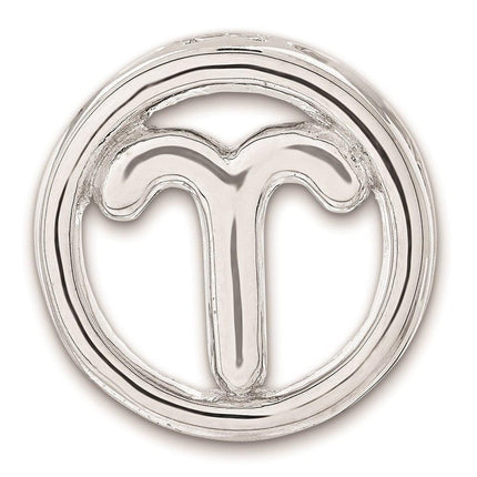 Sterling Silver Stackable Expressions Small Aries Zodiac Pendant ,