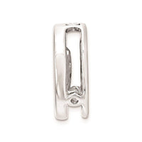 Sterling Silver Stackable Expressions Small Red Butterfly Chain Slide ,