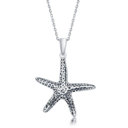 Sterling Silver Starfish Pendant ,