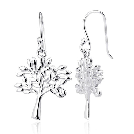 Sterling Silver Tree Earrings ,