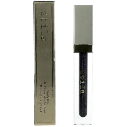 Stila Beauty Women's Lip Gloss - Boss High Shine, In the Black, 0.11 oz ,