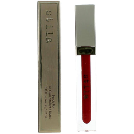 Stila Beauty Women's Lip Gloss - Boss High Shine, In the Red, 0.11 oz ,