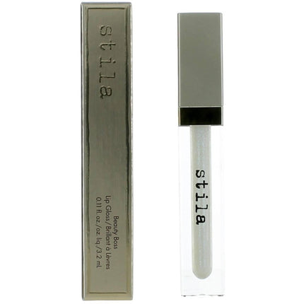 Stila Beauty Women's Lip Gloss - Boss High Shine, Whitespace, 0.11 oz ,