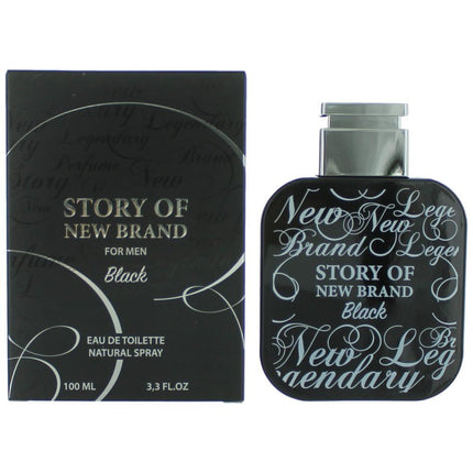 Story of New Brand Black by New Brand, 3.3 oz Eau De Toilette Spray for Men ,