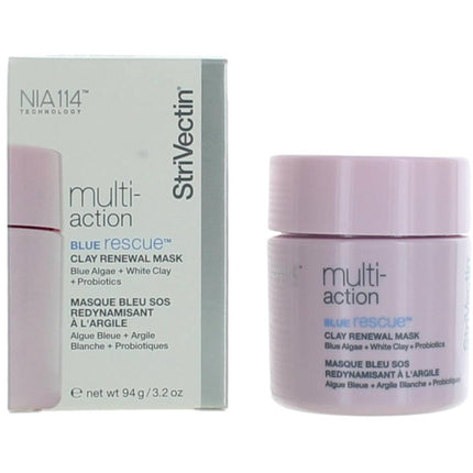 StriVectin Unisex Clay Renewal Mask - Blue Rescue Multi-tasking, 3.2 oz ,