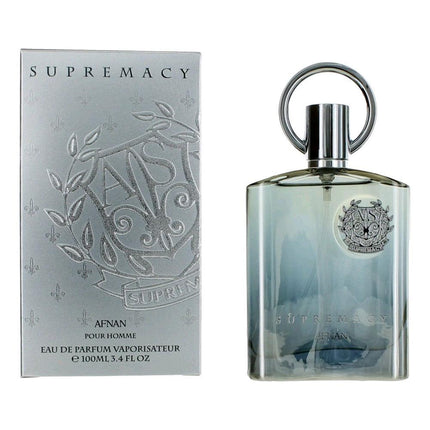 Supremacy Silver by Afnan, 3.4 oz Eau De Parfum Spray for Men ,