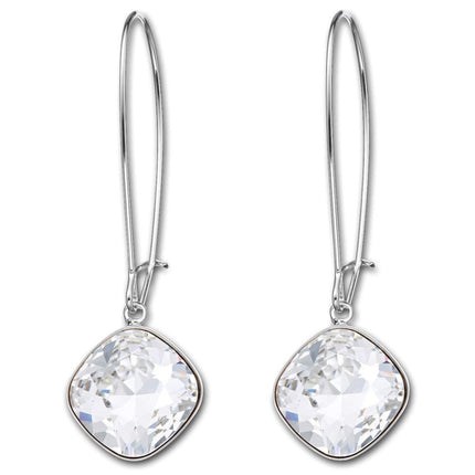 Swarovski Women's Thankful Rhodium-Plated Clear Crystal Pierced Earrings | 1181643 ,