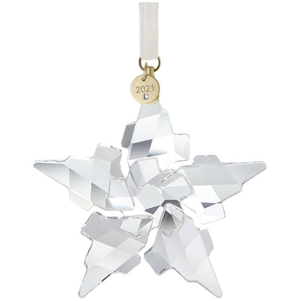 Swarovski Decorative Ornament - Star Shape Timeless White Crystal Creation | 5557796 ,