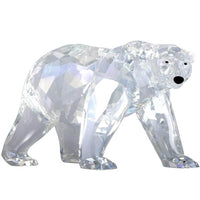 Swarovski Figurine - Clear Crystal Siku Polar Bear with Iceberg Plaque | 1053154 ,