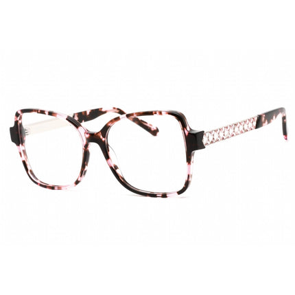 Swarovski Men's Eyeglasses - Butterfly Shape Colored Havana Plastic Frame | SK5448 055 ,
