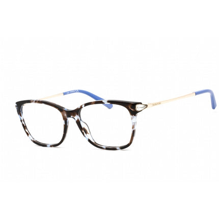 Swarovski Men's Eyeglasses - Cat Eye Shape Colored Havana Plastic Frame | SK5350 55A ,