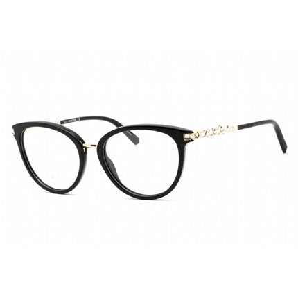 Swarovski Men's Eyeglasses - Clear Lens Cat Eye Shape Black Plastic Frame | SK5344 001 ,