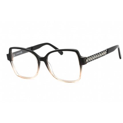 Swarovski Men's Eyeglasses - Full Rim Butterfly Black/Beige Plastic Frame | SK5448 005 ,