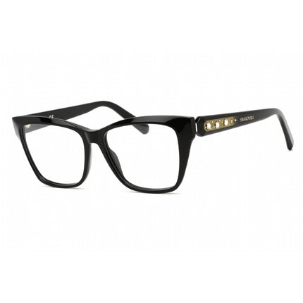 Swarovski Men's Eyeglasses - Full Rim Butterfly Shiny Black Plastic Frame | SK5468 001 ,