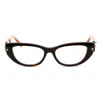 Swarovski Men's Eyeglasses - Full Rim Cat Eye Dark Havana Plastic Frame | SK5476 052 ,