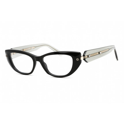 Swarovski Men's Eyeglasses - Full Rim Cat Eye Shiny Black Plastic Frame | SK5476 001 ,