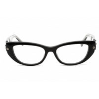 Swarovski Men's Eyeglasses - Full Rim Cat Eye Shiny Black Plastic Frame | SK5476 001 ,