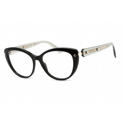 Swarovski Men's Eyeglasses - Full Rim Cat Eye Shiny Black Plastic Frame | SK5477 001 ,