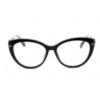 Swarovski Men's Eyeglasses - Full Rim Cat Eye Shiny Black Plastic Frame | SK5477 001 ,