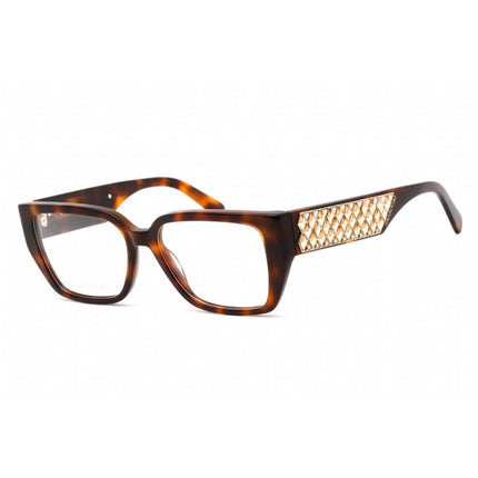 Swarovski Men's Eyeglasses - Rectangular Blonde Havana Plastic Frame | SK5446 053 ,