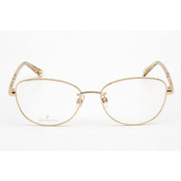 Swarovski Men's Eyeglasses - Shiny Deep Gold Cat Eye Full-Rim Frame | SK5386-H 030 ,