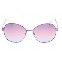 Swarovski Men's Sunglasses - Full Rim Violet Metal Butterfly Shape Frame | SK0368 83Z ,