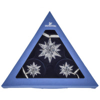 Swarovski Ornament Set - Christmas Snowflake Star Clear Crystal | 5268822 ,