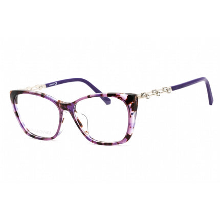Swarovski Unisex Eyeglasses - Butterfly Colored Havana Plastic Frame | SK5383-F 055 ,