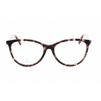 Swarovski Unisex Eyeglasses - Cat Eye Shape Colored Havana Plastic Frame | SK5396 55B ,