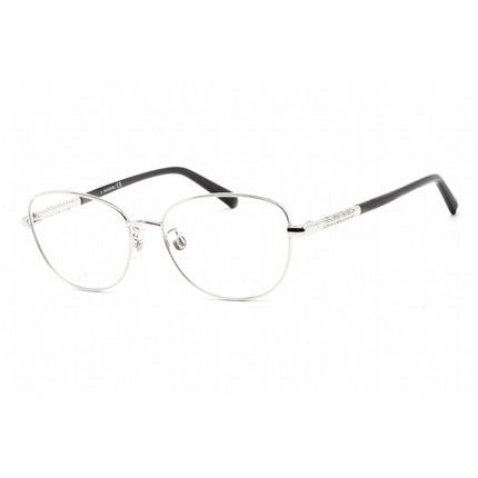 Swarovski Unisex Eyeglasses - Cat Eye Shape Shiny Palladium Metal Frame | SK5386-H 016 ,