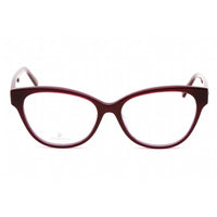 Swarovski Unisex Eyeglasses - Full Rim Cat Eye Shiny Violet Plastic Frame | SK5392 081 ,