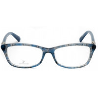 Swarovski Unisex Eyeglasses - Shiny Blue Rectangular Full-Rim, 54 mm | SK5243 090 ,