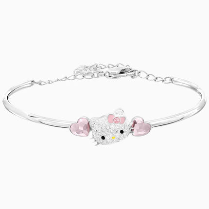 Swarovski Women's Bangle - Hello Kitty Heart Stainless Steel with Hearts | 5197312 ,