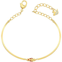 Swarovski Women's Bangle - Lisabel Pepper Yellow Gold Plated | 5498810 ,