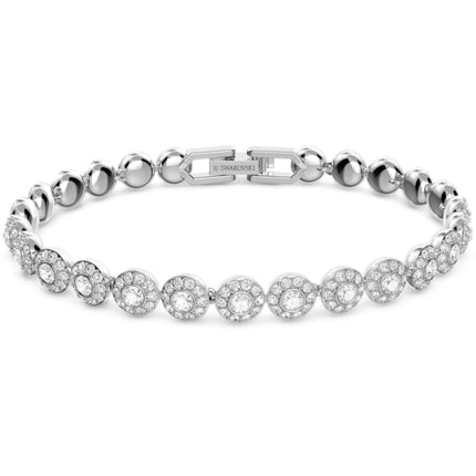 Swarovski Women's Bracelet - Angelic Clear Crystal Pave Rhodium Plated | 5071173 ,