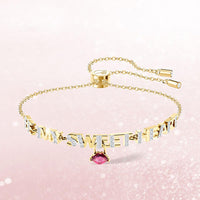 Swarovski Women's Bracelet - Melt Your Heart Yellow Gold Plated | 5446015 ,