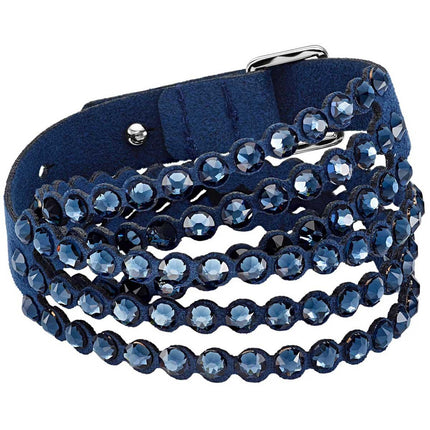 Swarovski Women's Bracelet - Power Alcantara Fabric Crystals Double-Wrap | 5511697 ,