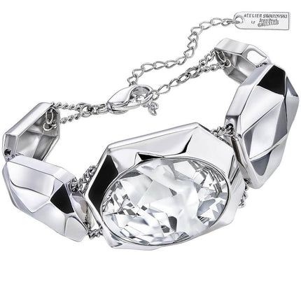 Swarovski Women's Bracelet - Reverse Rhodium Plated Crystal | 5243745 ,