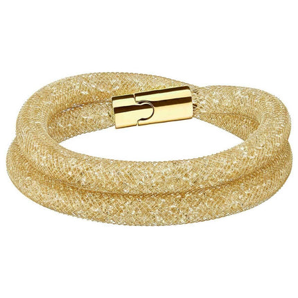Swarovski Women's Bracelet - Stardust Deluxe Crystal Fishnet Tube, Medium | 5159277 ,