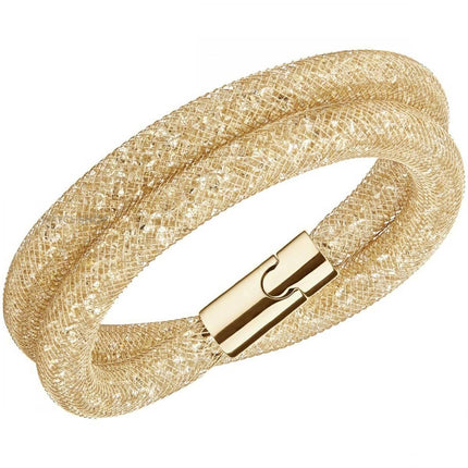 Swarovski Women's Bracelet - Stardust Deluxe Crystal Fishnet Tube, Small | 5184171 ,