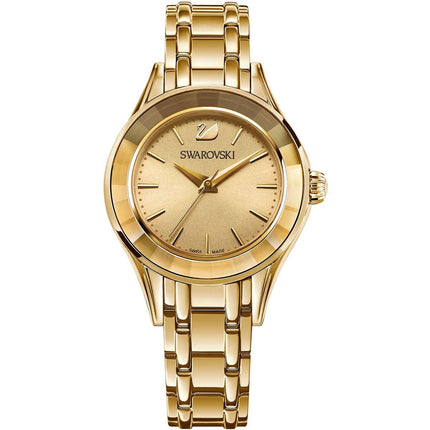 Swarovski Women's Bracelet Watch - Alegria Gold Dial Yellow Gold Steel | 5188840 ,