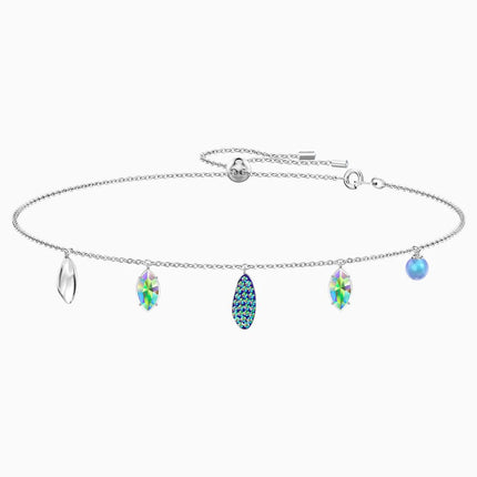 Swarovski Women's Choker Necklace - Organic Multicolored Rhodium Plated | 5470520 ,