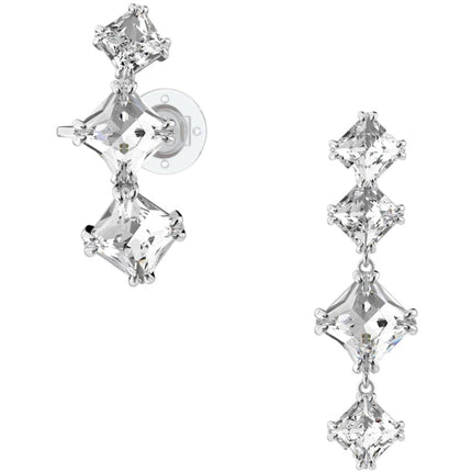 Swarovski Women's Ear Cuff - Millenia Asymmetrical White Crystal, Set of 2 | 5602782 ,