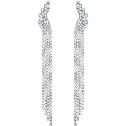 Swarovski Women's Earrings - Fit Ruthenium Plated Clip On | 5409450 ,