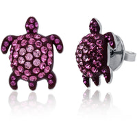 Swarovski Women's Earrings - Mustique Sea Life Rhodium Plated Pink Crystal | 5524396 ,