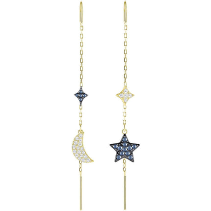 Swarovski Women's Earrings - Symbolic Mixed Metal Finish Moon Pierced | 5412881 ,