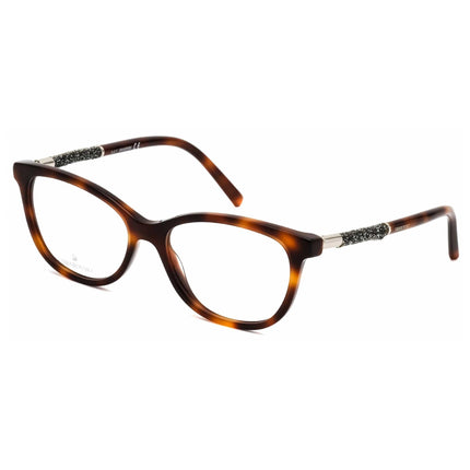 Swarovski Women's Eyeglasses - Blonde Havana Cat-Eye Plastic Frame | SK5211 053 ,